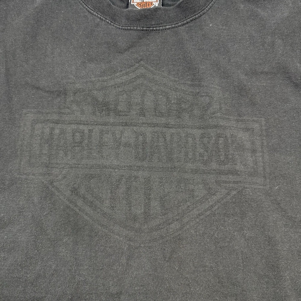 Harley-Davidson Salt Lake City Utah Graphic T-Shirt Black Mens XL Hanes Beefy-T